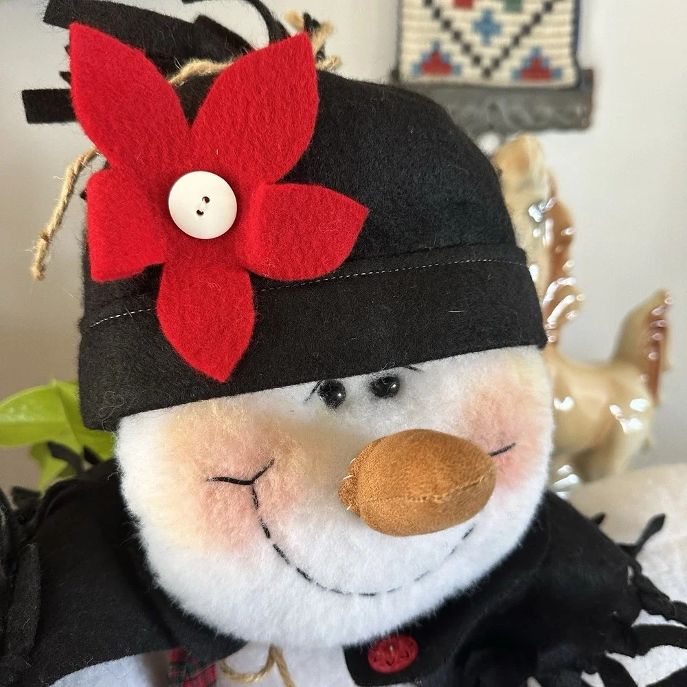 VTG Weighted Snowman Doorstop 15